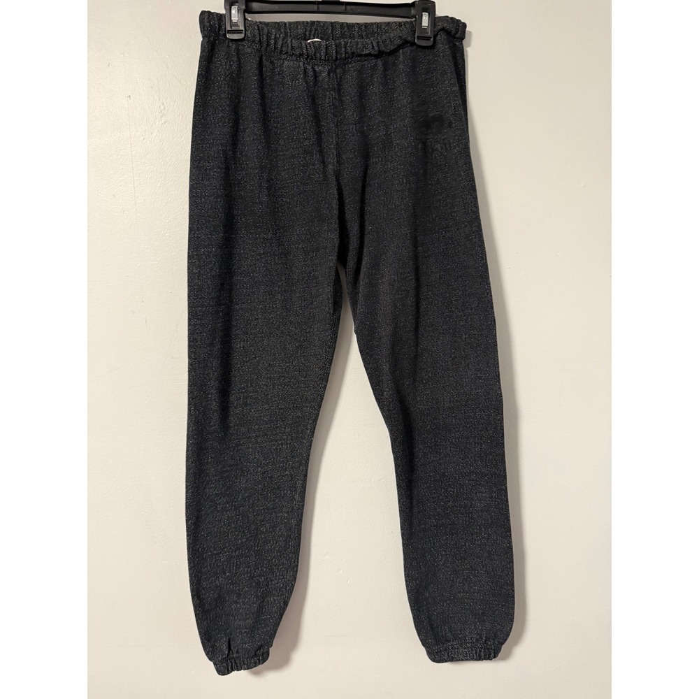 Roots Salt & Pepper Jogger Sweatpants Charcoal Grey Women Small Organic Cotton